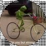 Frog On the bike