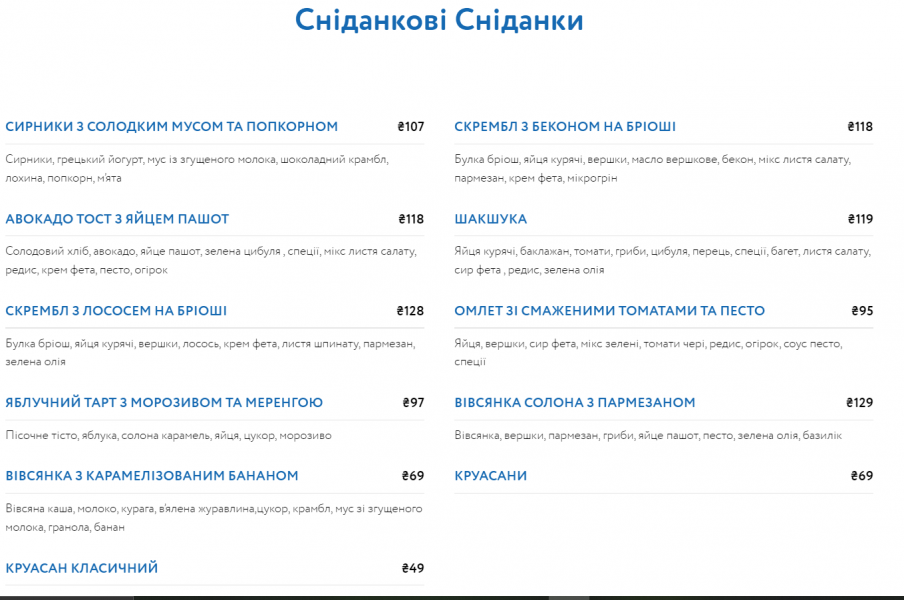 Позавтракаем? Кафе и кофейни Черновцов с утренним меню