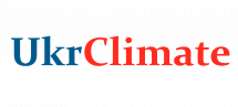 Логотип UkrClimate, кондиціонери та вентиляція м. Вінниця