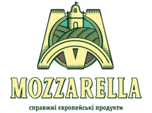 Логотип Mozzarella, продукти харчування з Європи г. Хмельницкий