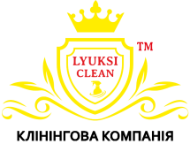 Логотип Lyuksi Clean, клінінговий сервіс м. Вінниця