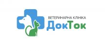 Логотип ДокТок, ветеринарна клініка м. Вінниця