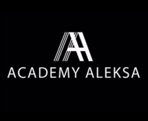 Логотип Aleksa Academy, академія перукарського мистецтва м. Хмельницький