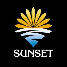 Логотип Sunset blinds VN, магазин сонцезахисних систем м. Вінниця