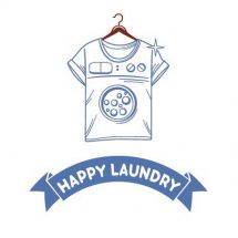 Логотип Happy Laundry, пральня-хімчистка м. Тернопіль