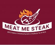 Логотип MeatMe-Steak, магазин стейків м. Вінниця