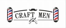 Логотип CRAFT MEN, барбершоп м. Тернопіль