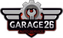 Логотип Garage 26, автосервіс м. Хмельницький