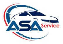 Логотип ASA Service, центр кузовного ремонту м. Вінниця