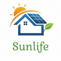 Логотип SunLife, сонячні електростанції м. Хмельницький