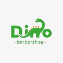 Логотип Dino barbershop, барбершоп м. Вінниця