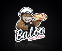 Логотип Baloo, доставка піци та суші м. Хмельницький