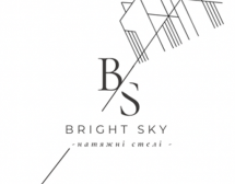 Логотип Bright Sky, натяжні стелі м. Хмельницький