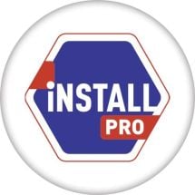 Логотип Install Pro, опалення, водопостачання та водовідведення м. Чернівці