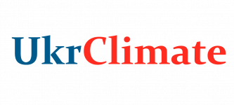 Логотип UkrClimate, кондиціонери та вентиляція м. Вінниця