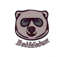 Логотип Ведмедик, прокат дитячих товарів, костюмів, іграшок м. Дніпро