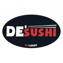 Логотип DeSushi, доставка суші м. Чернівці