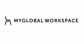 Логотип Myglobal Workspace, коворкінг-центр м. Чернівці
