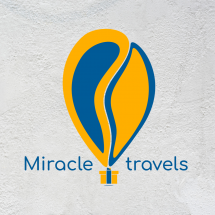 Логотип Miracle travels, турагентство м. Житомир