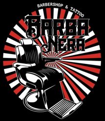Логотип Barba Nera, барбершоп м. Хмельницький