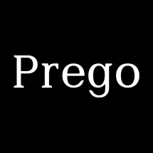 Логотип Prego, мережа магазинів м. Київ