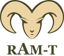 Логотип Ram-t, обладнання для систем блискавкозахисту м. Тернопіль