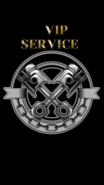 Логотип Vip service, автомайстерня м. Хмельницький