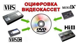 Логотип оцифровка видеокассет г. Николаев
