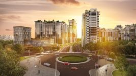 Логотип КУБ,будівельна корпорація м. Одеса