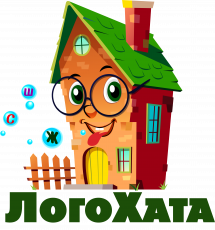 Логотип ЛогоХата, логопедичний простір м. Вінниця