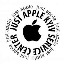 Логотип Just Apple, торгово-сервісний центр м. Київ