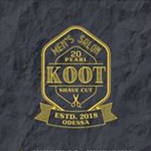 Логотип MENS_KOOT, чоловіча перукарня м. Одеса