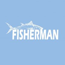 Логотип Fisherman, доставка суші та страв з морепродуктів м. Вінниця