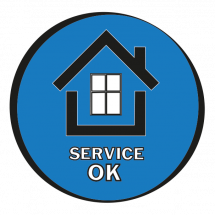 Логотип СервисОк, металопластикові вікна м. Одеса