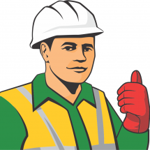 Логотип Прораб, мережа магазинів будівельних та оздоблювальних матеріалів м. Одеса