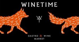 Логотип Wine Time, виномаркет м. Чернівці