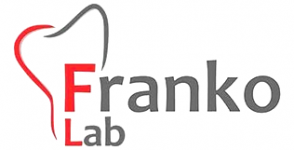 Логотип FrankoLab, зуботехническая лаборатория г. Ивано-Франковск
