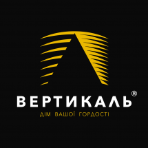 Логотип Вертикаль, будівельна компанія м. Івано-Франківськ
