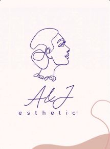 Логотип A&j esthetic, косметологічний кабінет м. Київ