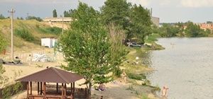 Логотип Пісочниця, пляжний комплекс і база відпочинку м. Харків