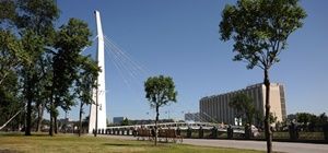 Логотип Стрелка, сквер г. Харьков