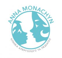 Логотип Dr. Anna Monachyn, клініка алергології та педіатрії м. Миколаїв