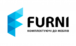 Логотип Furni, магазин меблевої фурнітури м. Тернопіль