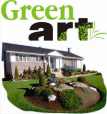 Логотип Green-Art, студия ландшафтного дизайна г. Запорожье