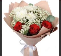 Логотип Alinery Flowers, доставка квітів м. Житомир