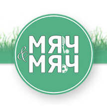 Логотип М'яч & м'яч, спортивний комплекс м. Запоріжжя