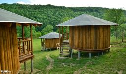 Логотип Белый Бизон, кемп на Днестре г. Хмельницкий