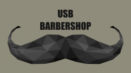 Логотип USB Barbershop, барбершоп м. Харків