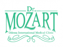 Логотип Моцарт, клиника пластической эстетической хирургии и косметологии г. Одесса