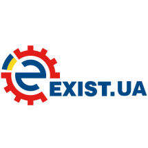Логотип EXIST.UA, магазин автозапчастей и аксессуаров г. Одесса